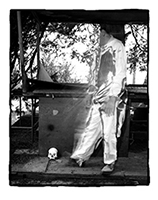 'Chris Mah's Mister Death Suit  •  palladium print